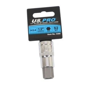 14mm HEX BIT / ALLEN KEY SOCKET by US PRO TOOLS 1/2" Drive - Picture 1 of 2
