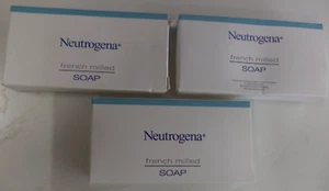 3X NEW Neutrogena French Milled Soap Bar Travel Size 1oz - Picture 1 of 2