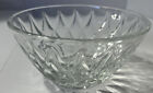 Small Cut Glass Bowl With Flower Star Shape In Bottom Of Bowl. 5” Diam & 2.5” Ht