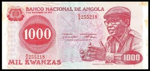 🇦🇴 Angola , 1000 KWANZAS 1979 P # 117 * CAMARADA Dr.AGOSTINHO NETO * - Picture 1 of 2