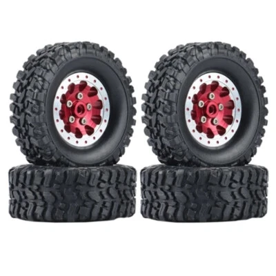 Beadlock Wheel Hub Wheel Rim Rubber Tire For WPL C14 24 B14 B24 B36 MN D90 MN99S - Image 1 of 4