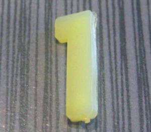 1960's TRANSOGRAM GREEN GHOST Glow in Dark Game Piece #UNO 1 Original Variation - Bild 1 von 1