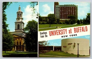 Postkarte Grüße aus der Universität Buffalo New York - Bild 1 von 2