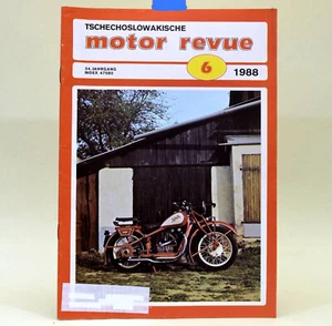 CSSR Motor-Revue Motorrevue 6 1988 Jawa Praga Tatra 815 LIAZ Eisspeedway Karosa - Bild 1 von 1