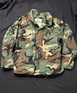 US Army Feldjacke Gr. Medium-X-Short Woodland Cold-Weather Coat NO-Liner BDU - Bild 1 von 5