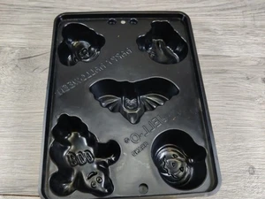 STAMPO gelatina plastica nera marca JELLO vassoio cubetti di ghiaccio cucina festa Halloween - Foto 1 di 7