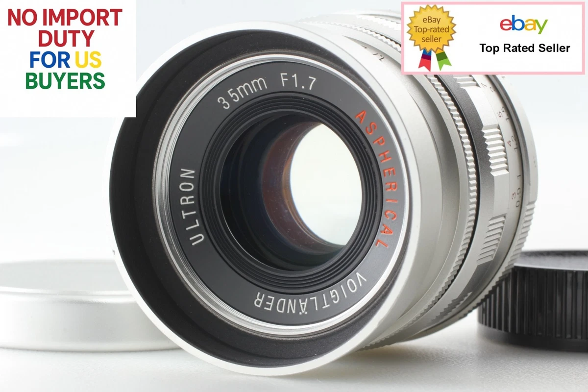 Voigtländer Camera Lenses 35mm Focal f/1.7 Maximum Aperture for