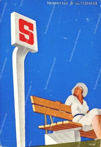 ag931 cartolina pubblicitaria napoli triennale d'oltremare 1940 - Bild 1 von 2