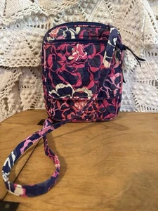 Vera Bradley MINI HIPSTER Bandolera KATALINA ROSA Bolso de Hombro Cartera Organizador - Imagen 1 de 6