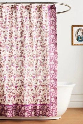 NWT Anthropologie Zhana Cotton Shower Curtain 72" x 72" - Image 1 of 3