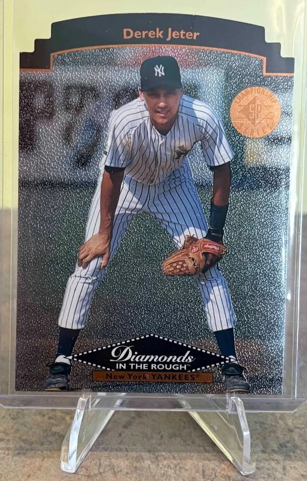 1995 SP Championship Die Cuts #20 Derek Jeter - ¡Yanquis de Nueva York! - ¡Gema temprana! (EX-Cr) Foto 1 de 1