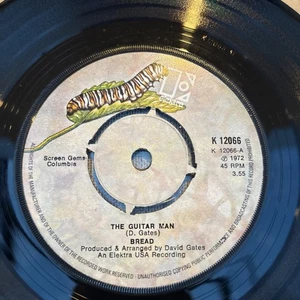 Bread - The Guitar Man 1972 Elektra Records 7 inch vinyl single - Picture 1 of 1