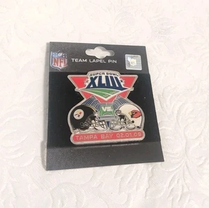 Superbowl 43 Team Team Label Pin Steelers Ty71  - Picture 1 of 3