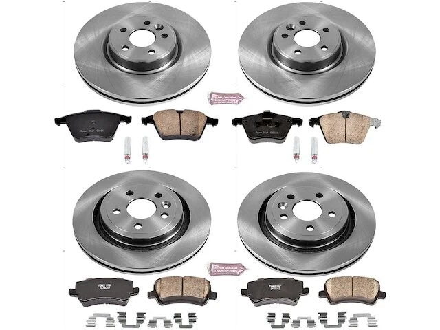 Kit de pastillas de freno y rotor delanteras y traseras para Volvo XC70 2009 XS962MB 2008-2016 Foto 1 de 1