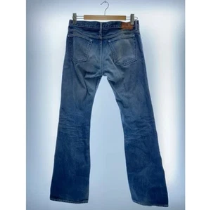 Momotaro Jeans Straight Denim Pants Plain Color Blue Size 32 Used from JAPAN - Picture 1 of 5
