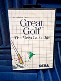 RARE Sega Master System Great Golf (1987), complete in box, not tested