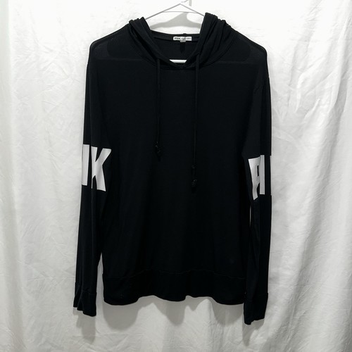 UNDERCOVER Felpa con cappuccio pullover Victoria’s Secret donna super morbida bianco e nero taglia SP usata in ottime condizioni