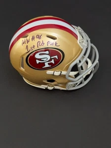 Mykel Williams signed mini helmet 49ers Beckett Witness COA BAS autograph - Picture 1 of 4