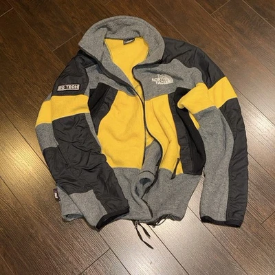 Vintage 90's The North Face EG TECH Fleece Colorblock Light Jacket Men’s Size L - Image 1 of 4