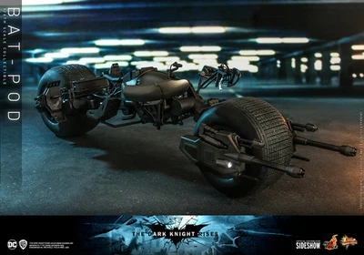 The Dark Knight: Bat-Pod Vehículo Escala 1/6 (2022) Sideshow Hot Toys Nuevo MMS591 Foto 1 de 4
