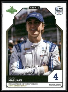 2025 Parkside IndyCar Pronto #56 David Malukas /470 - Picture 1 of 2