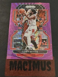Coby White 2021-22 Prizm Purple #143 Chicago Bulls - Bild 1 von 3