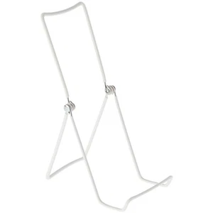 Gibson Holders Adjustable White Wire Display Easel, 3.5" W x 4.5" D x 9.25" H - Picture 1 of 1