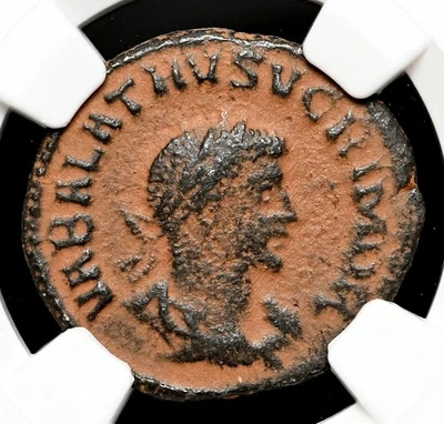 ROMAN EMPIRE. Vabalathus with Aurelian. AD 270-275. Æ Antoninianus, NGC VF - Image 1 of 4