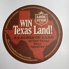 Lone Star ￼ Beer Coaster When Texas Land￼ San Antonio Texas￼ for sale