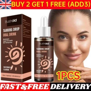 Sunless Tanning Drops To Drink: Oral Dark Self Tanning Drops Gradual Glow - Picture 1 of 13