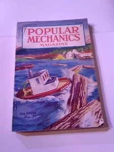 Popular Mechanics Magazine VintageNovember 1949 VW Convertible, Harley Davidson - Picture 1 of 3