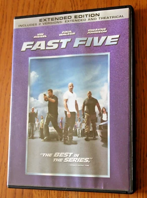 Fast Five Extended Edition Paul Walker Vin Diesel The Rock 2011 - Image 1 of 3