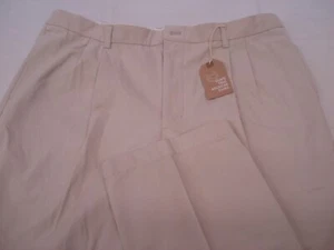 Nwt Hombre Pantalones CHAPS Chino 100% Algodón Beis Claro Talla 40W 30L Msrp - Picture 1 of 3