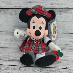 Mouseketoys Minnie Mouse Peluche Septiembre Piedra de Nacimiento Zafiro de Colección Manzana Mochila - Imagen 1 de 4
