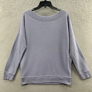 PrAna Women's Lavender Lilac Purple Oversized Pullover Sweatshirt Top Size S - Picture 1 of 8