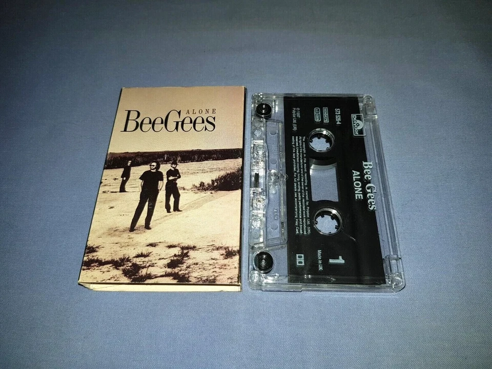 BEE GEES ALONE CASSETTE TAPE SINGLE - Image 1 of 2