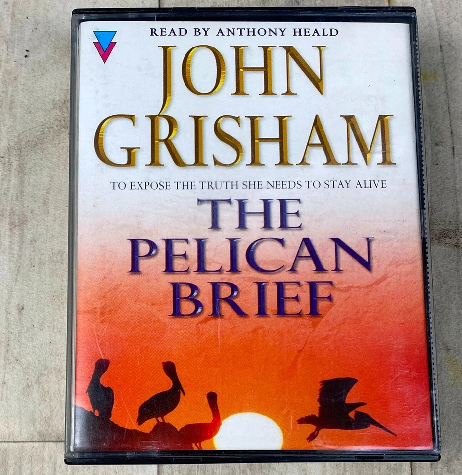 John Grisham - The Pelican Brief 4 X Kassette Band Hörbuch Roman Anthony Kopf - Bild 1 von 4
