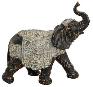 Elefant mit Schmuckdecke 18 cm (21448w) Feng Shui - Bild 1 von 1