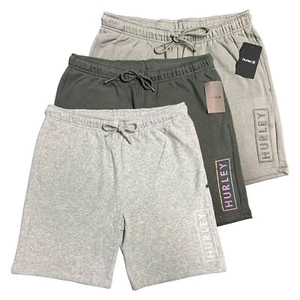 Hurley Men's Essential Boxed Logo Fleece Short (S01) - Picture 1 of 28