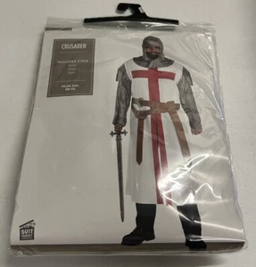 Costume, Male, Crusader, Adult 2XL 48-52, NIP NEW Cosplay Halloween - Picture 1 of 10