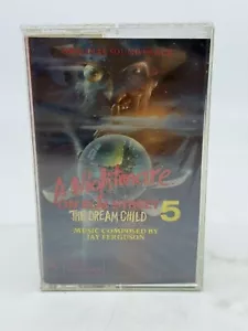 A Nightmare on Elm Street 5 The Dream Child OST Cassette 1989 SEALED New - Picture 1 of 3
