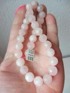 Bella Collana In Quarzo Rosa A Sfere! - Foto 1 di 4