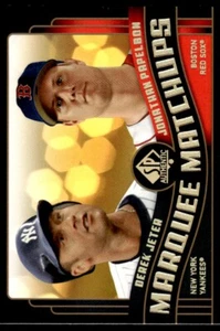 2008 SP Authentic Marquee Matchups Derek Jeter/Papelbon R93 - Picture 1 of 2