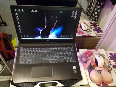 HP Gaming Laptop GTX 1050 (4GB) i5-7300HQ 8GB DDR4 RAM 256GB SSD Pavilion - Image 1 of 3