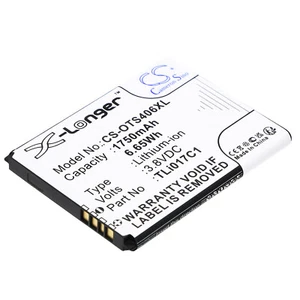 BATTERIE 1750mAh Type TLi017D1 TLi017C7 TLi017C1 For ALCATEL OT-4060 OT-4060A - Photo 1 sur 3