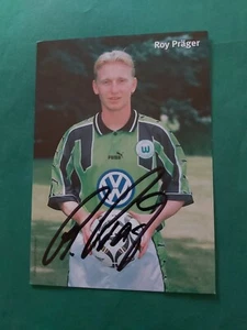 VfL Wolfsburgo, R. Präger, tarjeta de autógrafo, fútbol - Imagen 1 de 1
