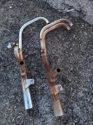 Used Stock Exhaust Pipes For A 1980 To 1981 Yamaha Xs850 - Image 1 of 4