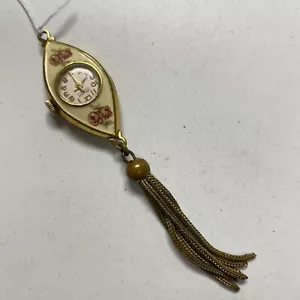 r833 Beautiful Vintage Namruf I7 Jewels Gold tone Nurse watch - Picture 1 of 5