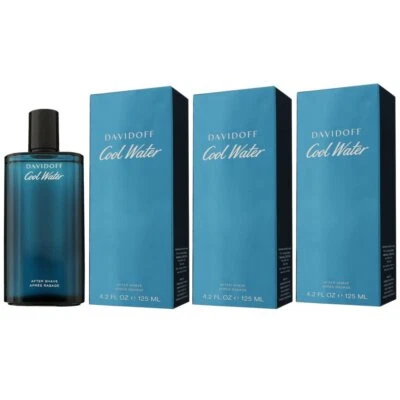 Davidoff Cool Water Man - Men 3 x 125 ml Aftershave After Shave AS Set