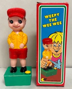 Weepy the Wee Wee - Wasserspritzende Figur - Vintage Knebel Geschenk - Bild 1 von 14